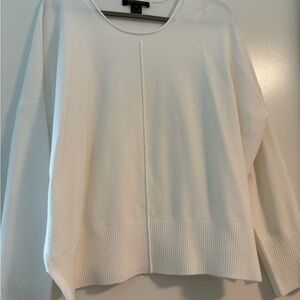 French Connection Della Vhari Pullover White Sweater